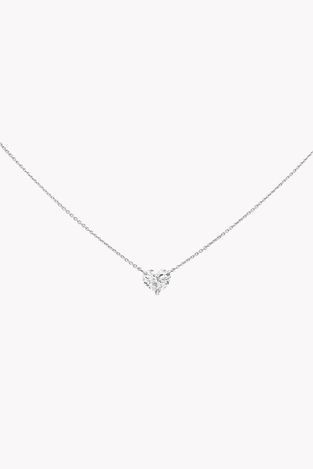 Heart Shape Diamond Necklace
