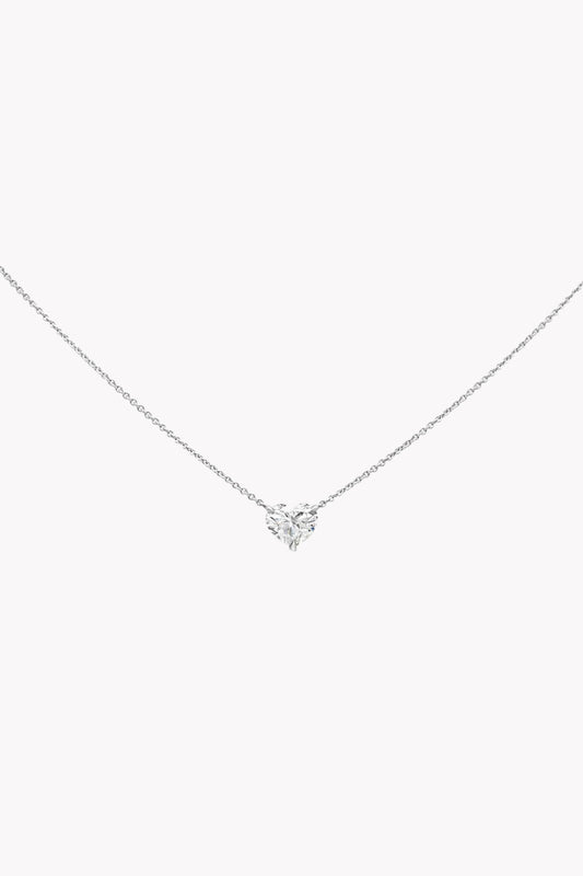 Heart Shape Diamond Necklace