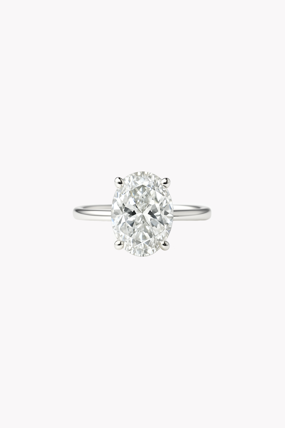 Oval Cut Solitaire Engagement Ring