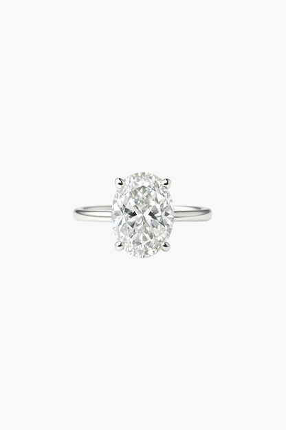 Oval Cut Solitaire Engagement Ring