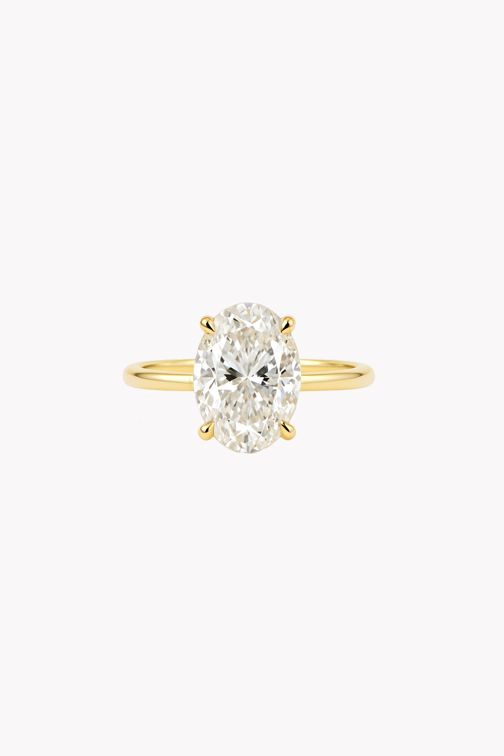 Oval Cut Solitaire Engagement Ring